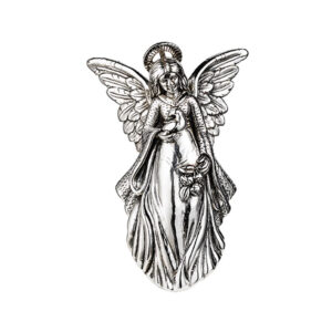 203. STERLING SILVER ANGEL OF PEACE ORNAMENT