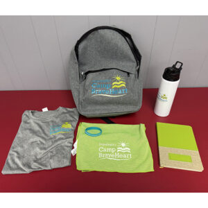 1003. CAMP BRAVEHEART BACKPACK OF SUPPLIES