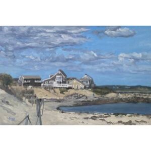 21. CAPE LANDSCAPE OIL PAINTING